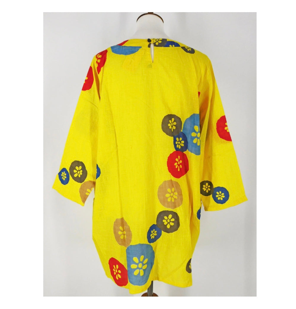 Angle Seam Tunic Lotus Mustard